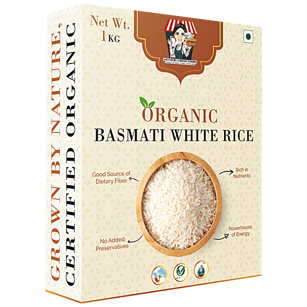 Buy Mothers Fresh Foods Organic basmati White rice Online at Best