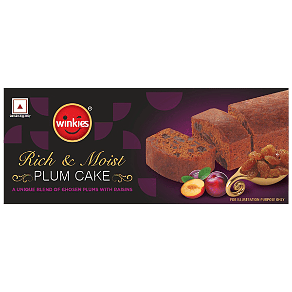 Buy Winkies Rich & Moist Plum Cake With Raisins, Premium Quality