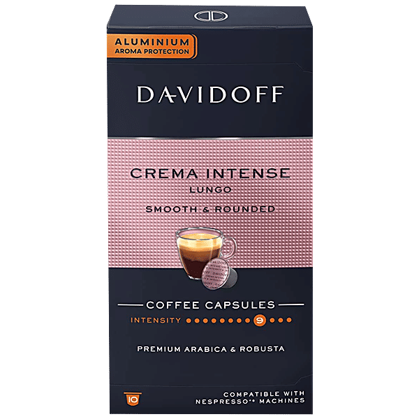 Buy Davidoff Crema Intense Lungo Smooth & Rounded Coffee Capsules 100