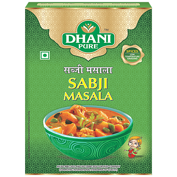 Buy DHANI PURE Sabji Masala 100 Natural, No Artificial Colours