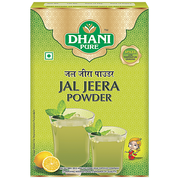 Buy DHANI PURE Jal Jeera Powder 100 Natural, No Artificial Colours