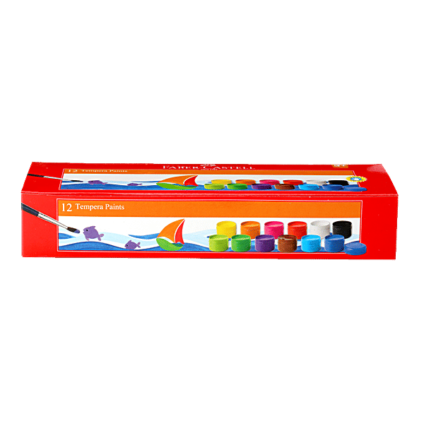 Buy Faber castell Tempera Paint Colour For Paper & Cards Fun Online