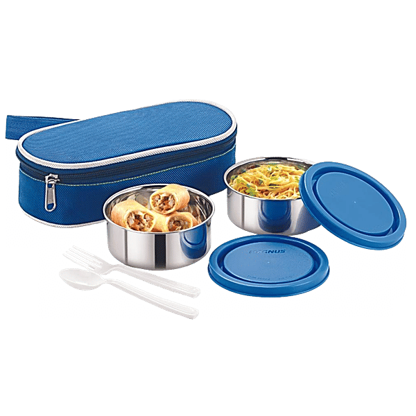 Buy Magnus Super Stainless Steel Lunch Box 8122 Food Grade, Leak