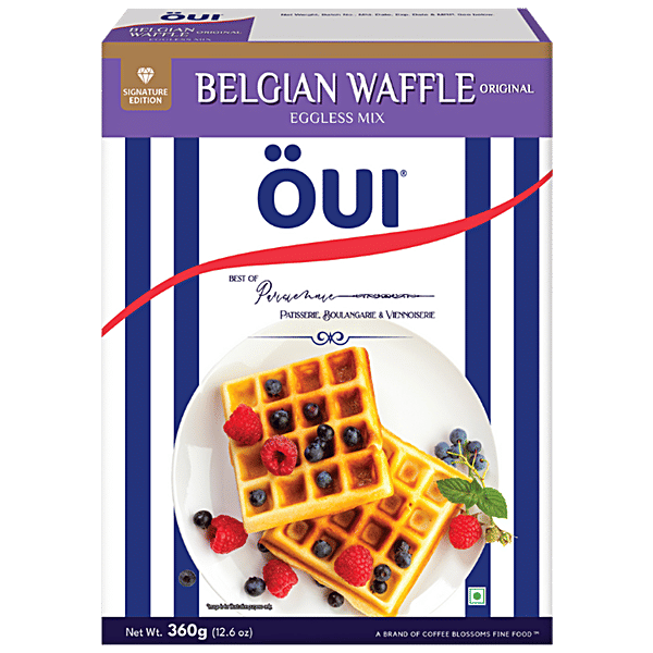 Buy OUI Belgian Waffle Eggless Mix Original, Signature Edition, Super