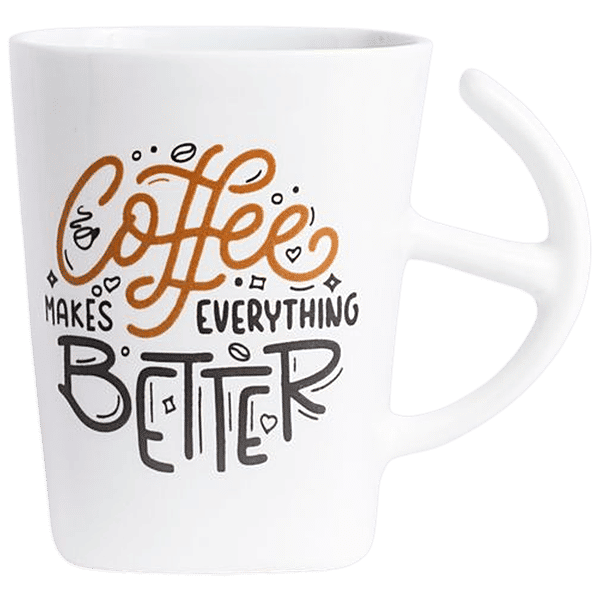 Buy Tibros Coffee Mug Imperial Series, Microwave Safe, White, TMDS01CB Online at Best Price of