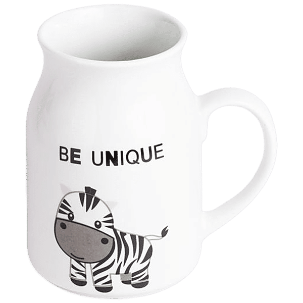 Buy Tibros Be Unique Milk Mug Imperial Series, Microwave Safe, White, TMMK01BU Online at Best
