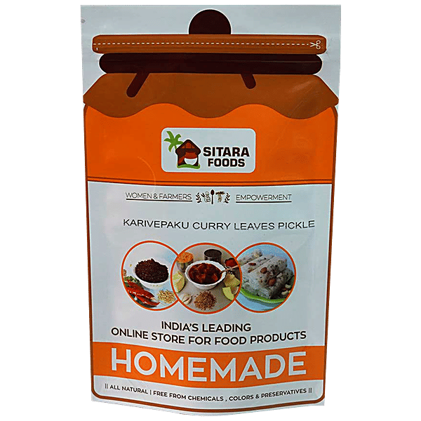 Buy Sitara Foods Karivepaku / Curry Leaves Pickle Andhra Style Online