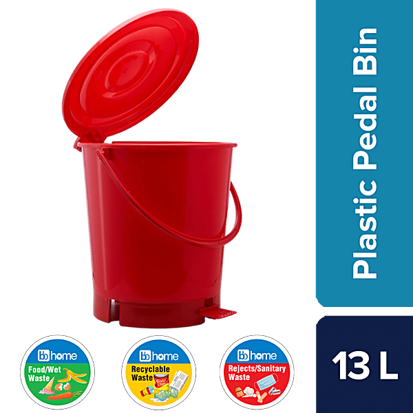 Buy bb home Plastic Pedal Dustbin / Trash Can / Garbage Waste Bin