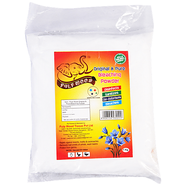 Buy Pulp Wood Original & Pure Bleaching Powder Kills 99.9 Germs