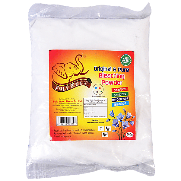 Buy Pulp Wood Original & Pure Bleaching Powder Kills 99.9 Germs