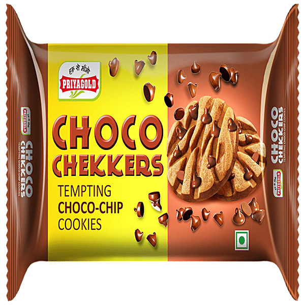 Buy PRIYAGOLD Choco Chekkers Tempting Choco Chip Cookies Online at Best