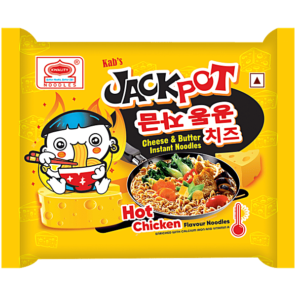 Buy Kab's Jackpot Cheese & Butter Instant Noodles Hot Chicken, Rich