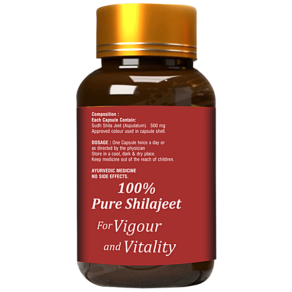 Buy ZEELAB Shilajeet Gold Capsule 100 Pure, For Vigour & Vitality