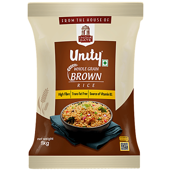 Buy Unity Whole Grain Brown Rice From The House Of India Gate, High