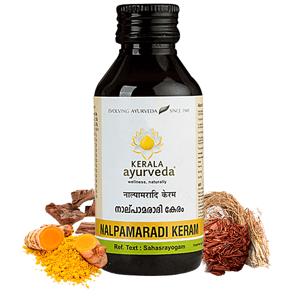 Buy Kerala Ayurveda Nalpamaradi Keram Face & Body Oil, Removes Tan