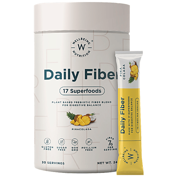 Buy Wellbeing Nutrition Organic Prebiotic Digestive Fiber For Bloating