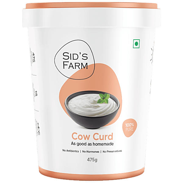 Buy Sids Farm Cow Curd 100 Pure, No Hormones, Rich In Calcium