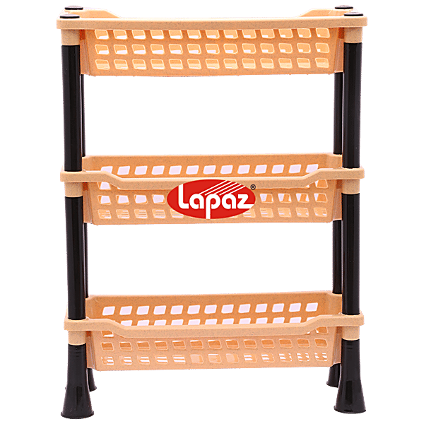 Buy Lapaz Rack Slim Kitchen Stand 3 Tier, Light Brown, Multipurpose