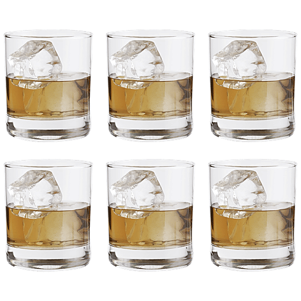 Buy Ocean Rock Glass Set Transparent, Multipurpose For Beverages