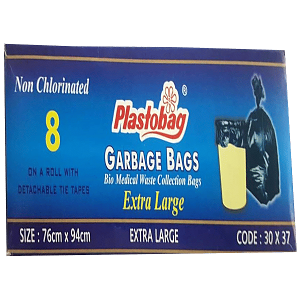 Buy Plastobag Garbage Bags 51 Microns, Extra Large Online at Best