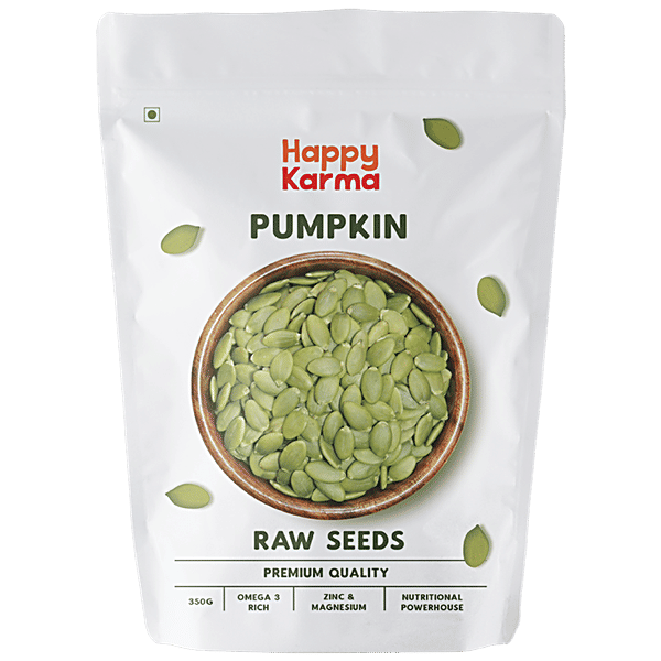 Buy Happy Karma Raw Pumpkin Seeds Rich In Omega 3, Zinc & Magnesium