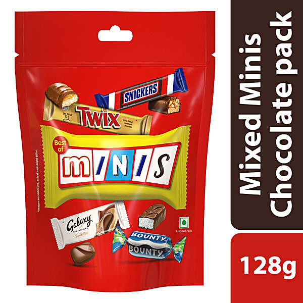 Buy Snickers Rs Best Minis Bounty - Miniature, at bigbasket - Snickers Galaxy Milk Best & Online Price of Smooth Of 159.2 Twix