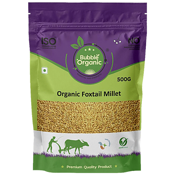 Buy Bubble Organic Foxtail Millet Premium Quality, Protein Rich