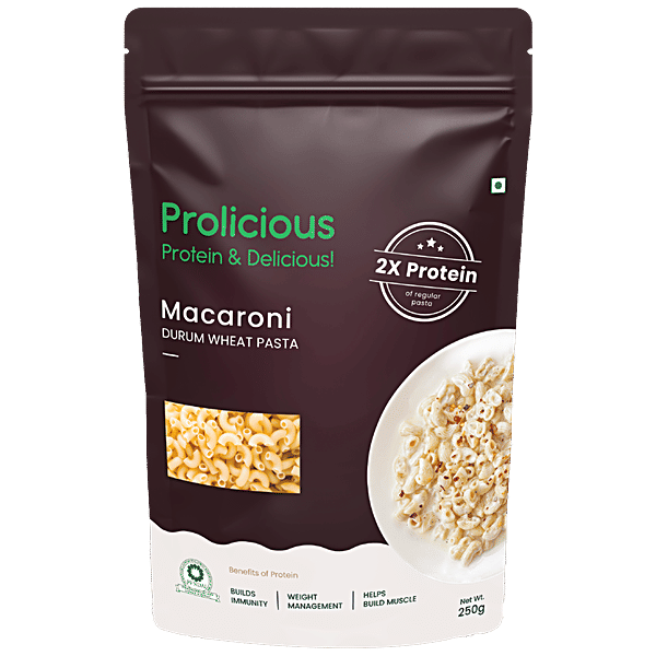 Buy Prolicious Macaroni Durum Wheat Pasta Rich In PlantBased Protein