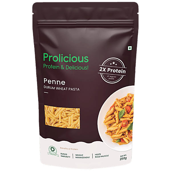Buy Prolicious Penne Durum Wheat Pasta Rich In PlantBased Protein