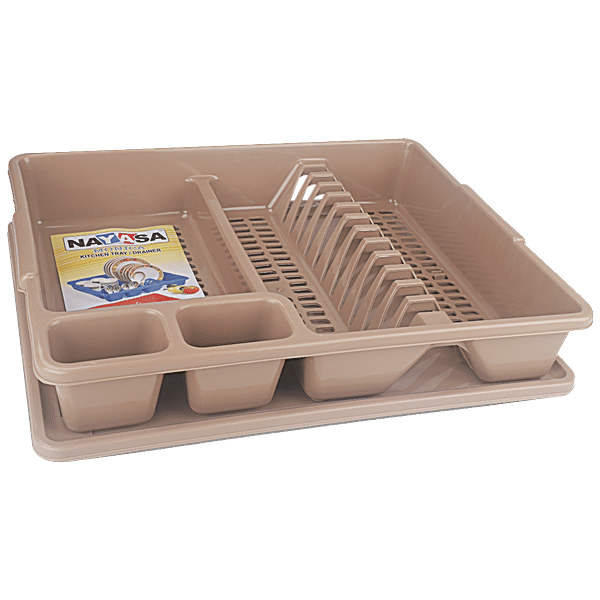 Buy Nayasa Monica Dlx Regular Kitchen Tray Utensil Drying Rack, Plate