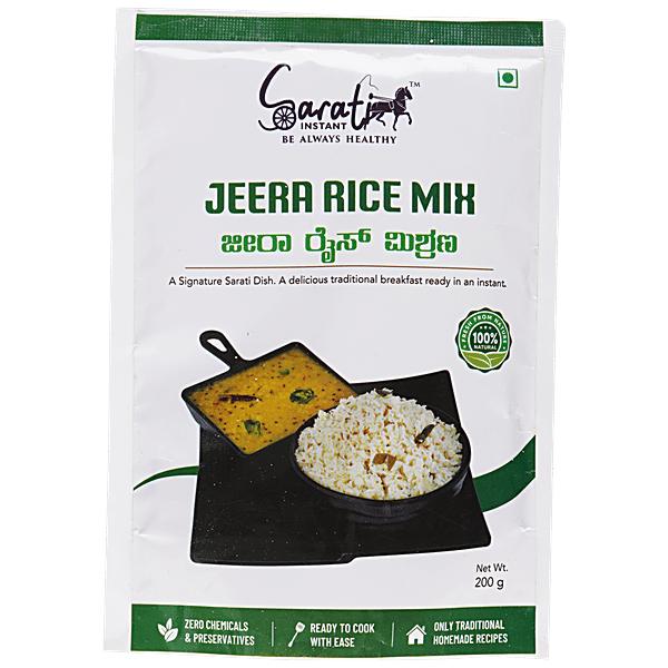 Buy Sarati Instant Jeera Rice Mix Traditional Recipe Online at Best