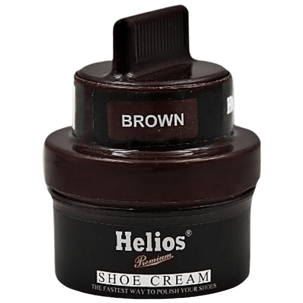 Buy Helios Shoe Cream Premium, Brown Online at Best Price of Rs 125