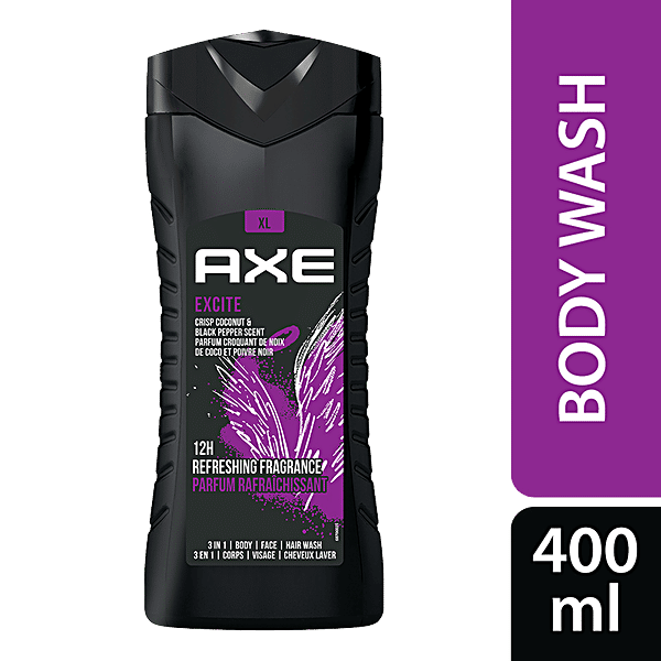 Buy Axe Body wash Excite XL Body Wash For Men, Crisp Coconut & Black
