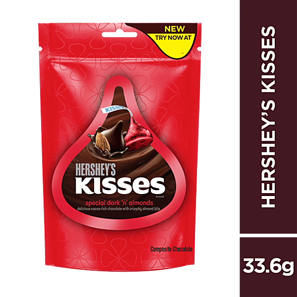 Buy Hersheys Kisses Special Dark N Almonds Chocolate Rich Flavour Online at Best Price of Rs