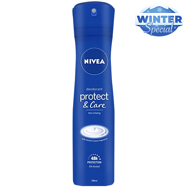 Buy NIVEA Deodorant Protect & Care, For Women, Non Antiperspirant, No