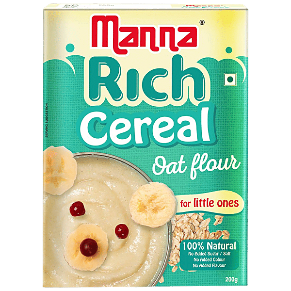 Buy Manna Baby Cereal Oat Flour, 100 Natural, No Added Sugar Online