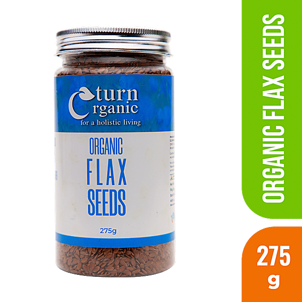 Buy Turn Organic Flax Seeds Loaded With Nutrients Online at Best