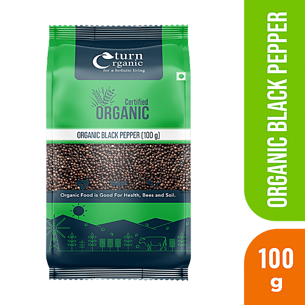 Buy Turn Organic Black Pepper Loaded With Nutrients Online at Best