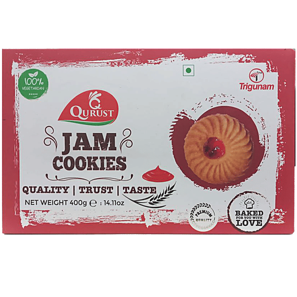 Buy QURUST Jam Cookies Online at Best Price of Rs null bigbasket