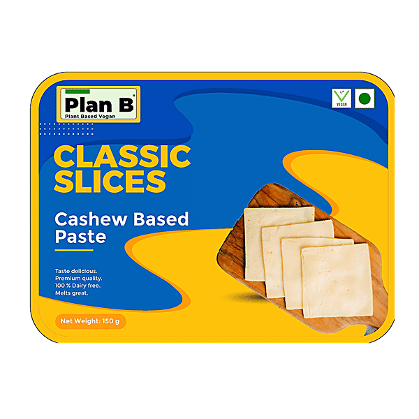 Buy Plan B Vegan Cheese Slices Classic, Plant Based, Meltable Online