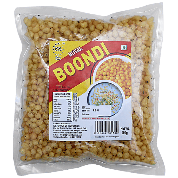 Buy Royal Boondi Traditional Indian Snack Online at Best Price of Rs