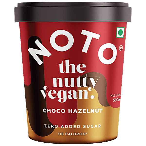 Buy NOTO Choco Hazelnut Ice Cream Vegan, Zero Added Sugar Online at
