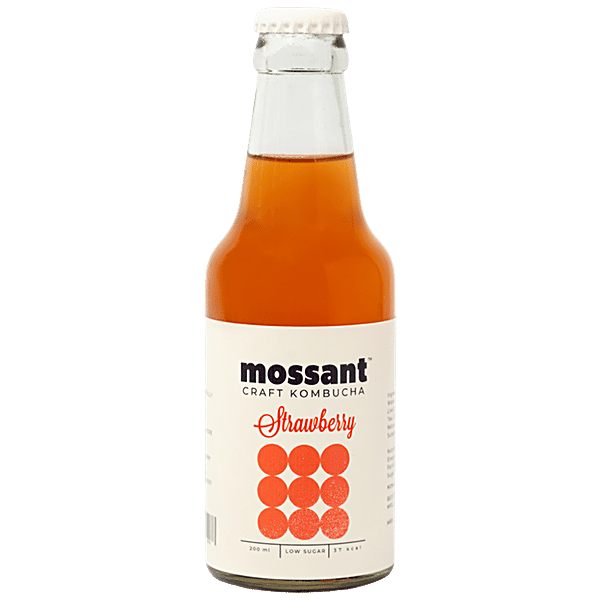 Buy Mossant Strawberry Kombucha Low Sugar, NonAlcoholic Sparkling