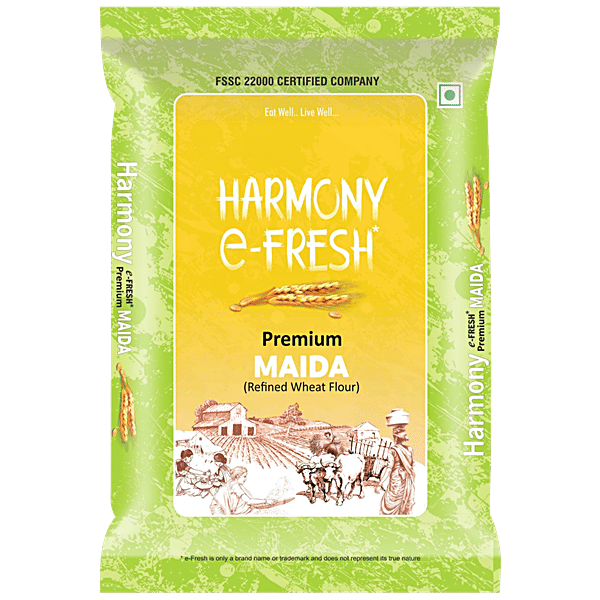 Buy Harmony EFresh Premium Maida Refined Wheat Flour Online at Best