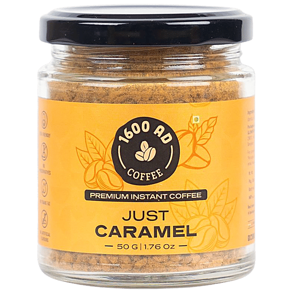 Buy 1600 AD Coffee Premium Instant Coffee Just Caramel Online at Best