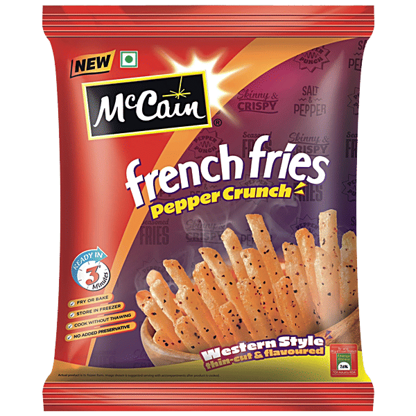 Buy McCain French Fries Pepper Crunch Online at Best Price of Rs 150