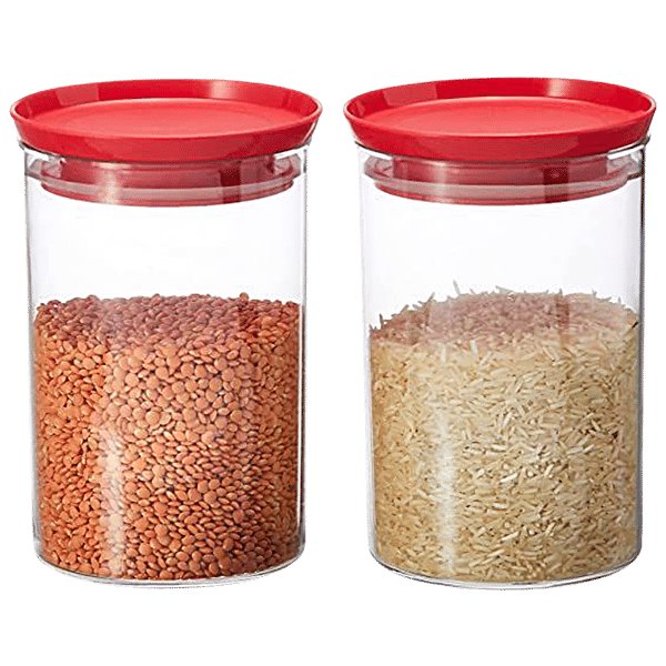 Buy YouBee Plastic Kitchen Storage Container AirTight, Transparent