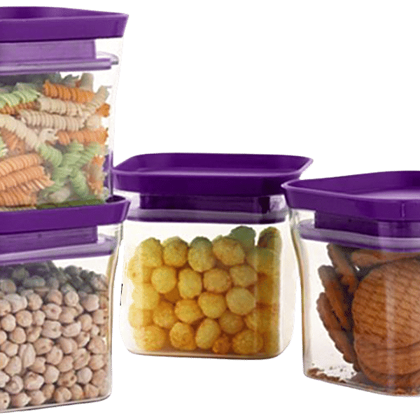 Buy YouBee Plastic Kitchen Storage Container AirTight, Transparent