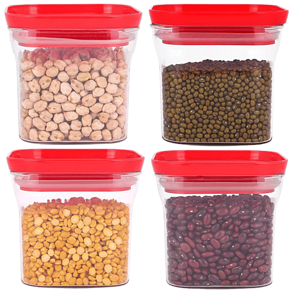 Buy YouBee Plastic Kitchen Storage Container AirTight, Transparent