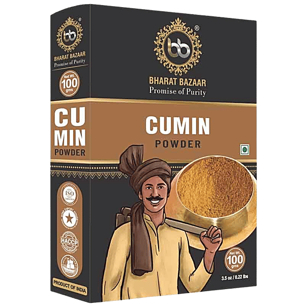 Buy Bharat Bazaar Cumin Powder 100 Pure, No Added Colours Online at Best Price of Rs 75